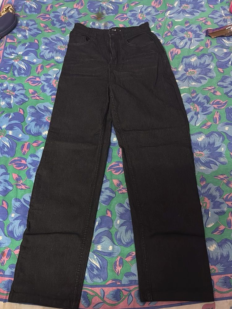 Black Wide Leg Jeans