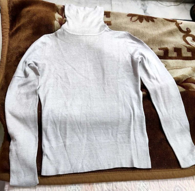 Turtleneck Sweater fine  knitted fabric 🌸