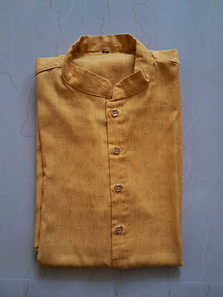 Men's Gold Kurta