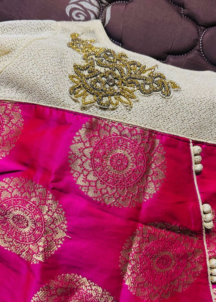 Designer Lehenga Choli with Gold Embroidery