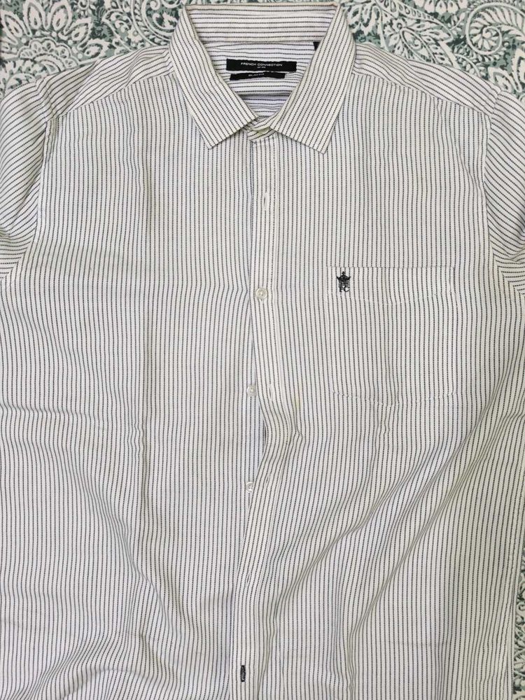 Men's Striped Button-Down Shirt