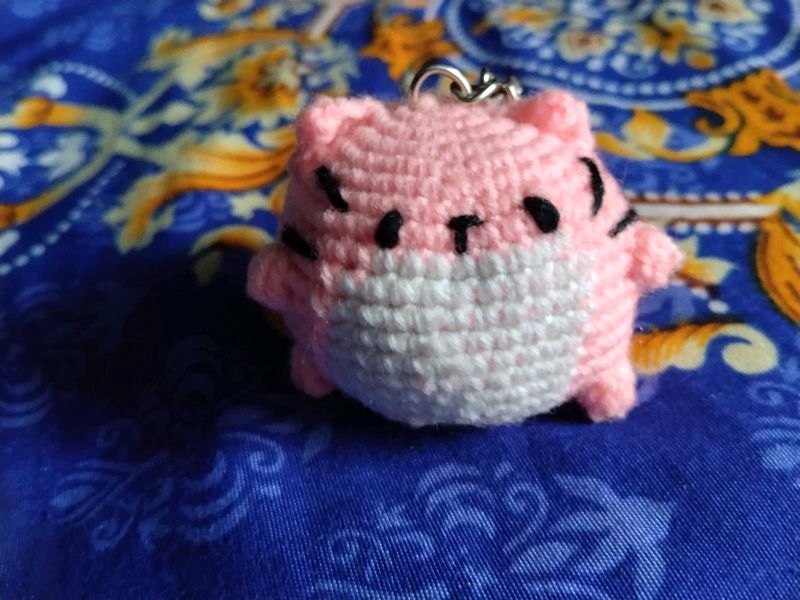 Fat Cat Keychain