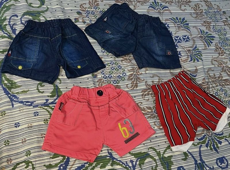 Bundle of 4 Kids Shorts