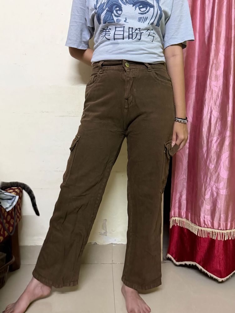 Brown Cargo Pants