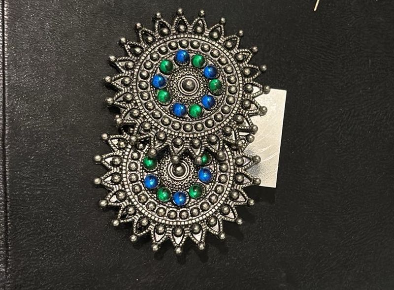 Statement Silver Earrings