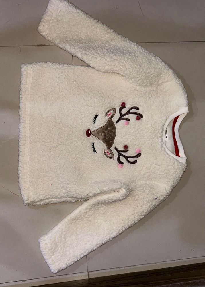 Cozy Reindeer Fleece Top