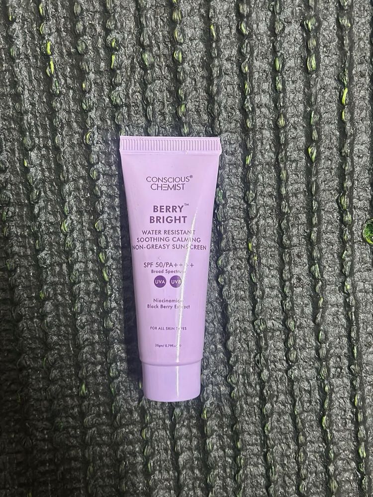 Conscious Chemist Berry Bright Sunscreen