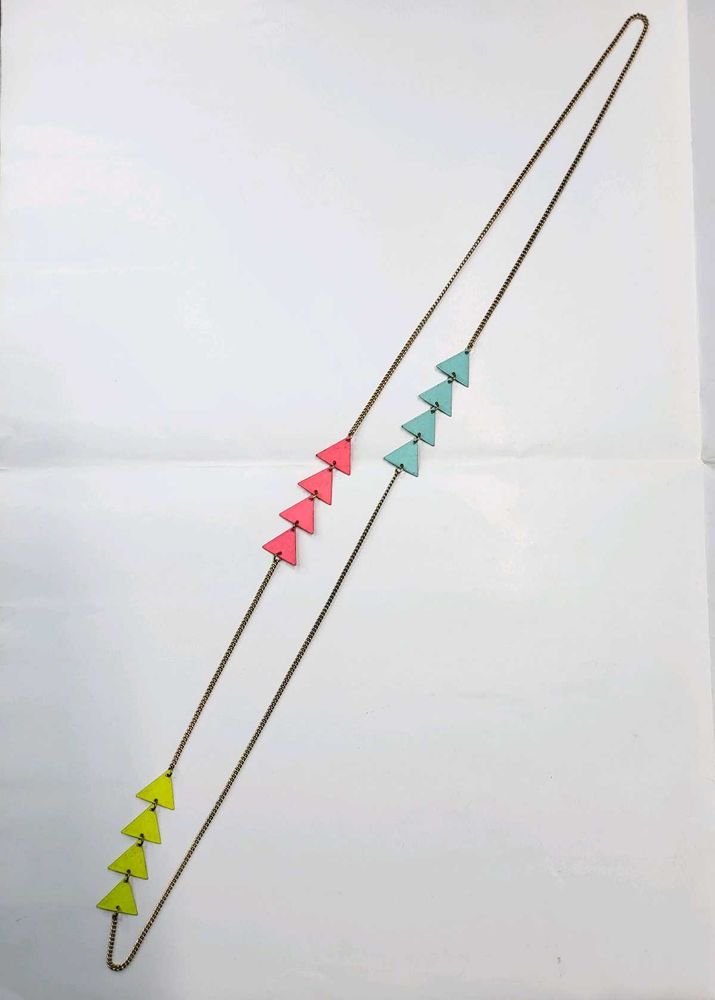 Neon MultiStyle Gold Necklace