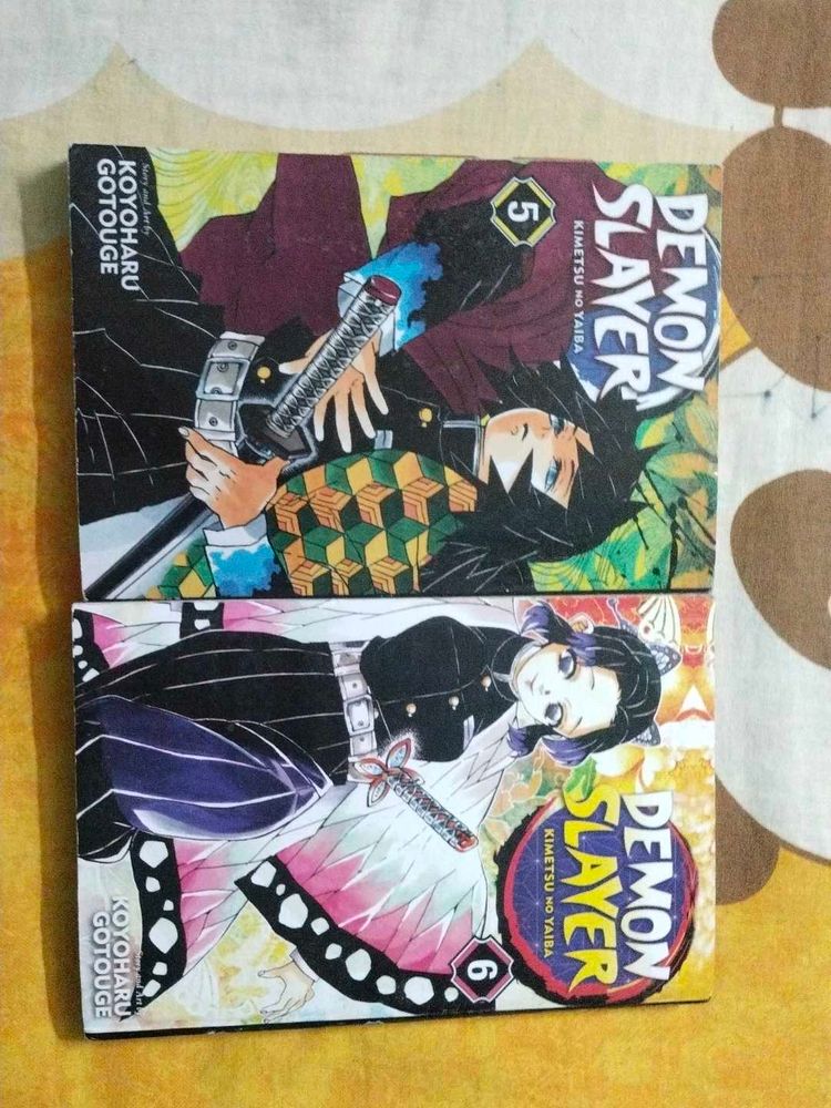 🚨ORIGINAL🚨Demon Slayer Manga Volumes 5&amp;6