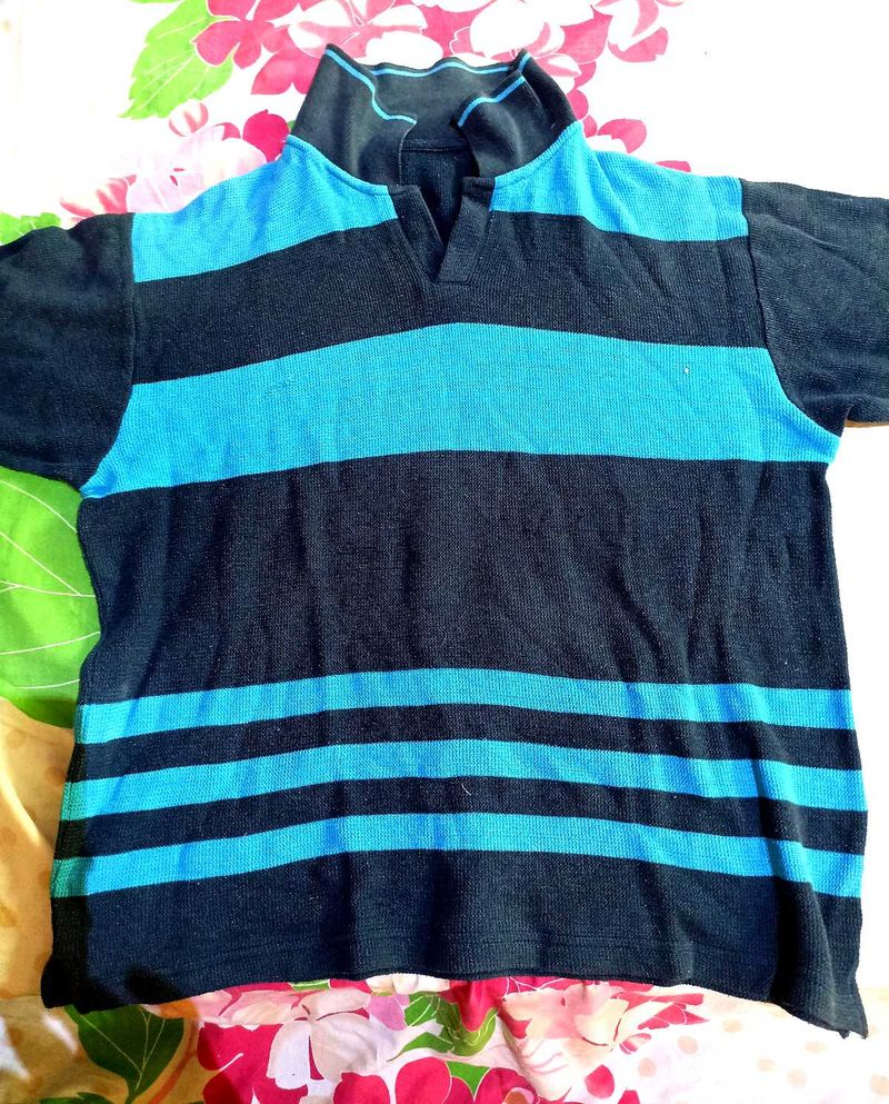 Cotton Striped Top