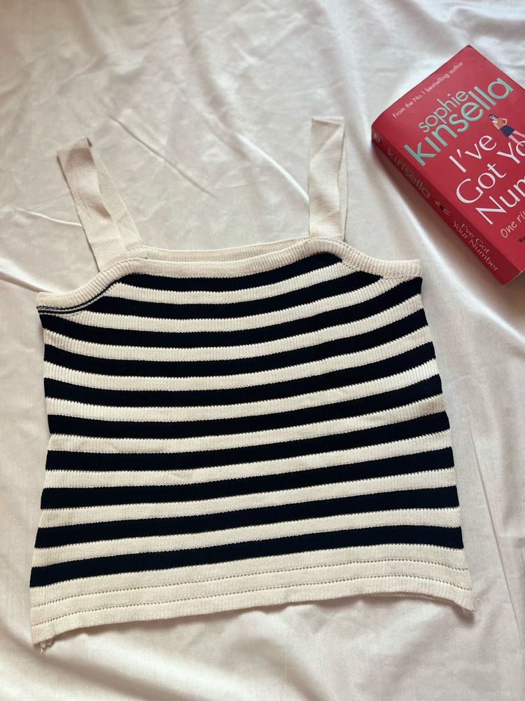Striped Knit Tank Top