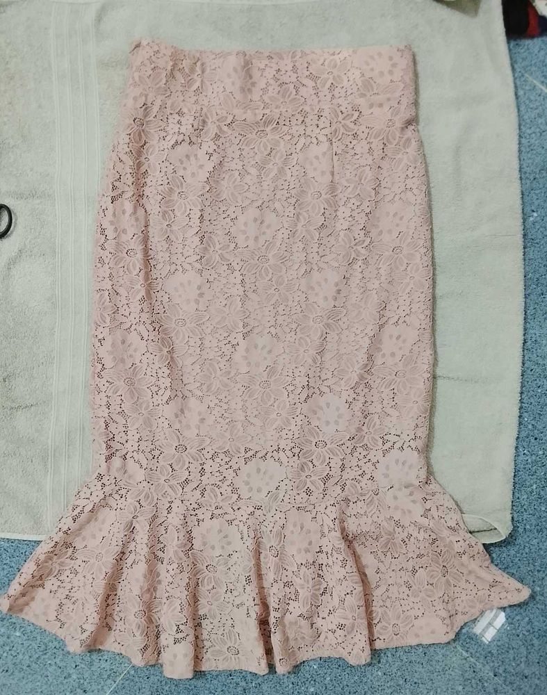 Elegant Lace Mermaid Skirt