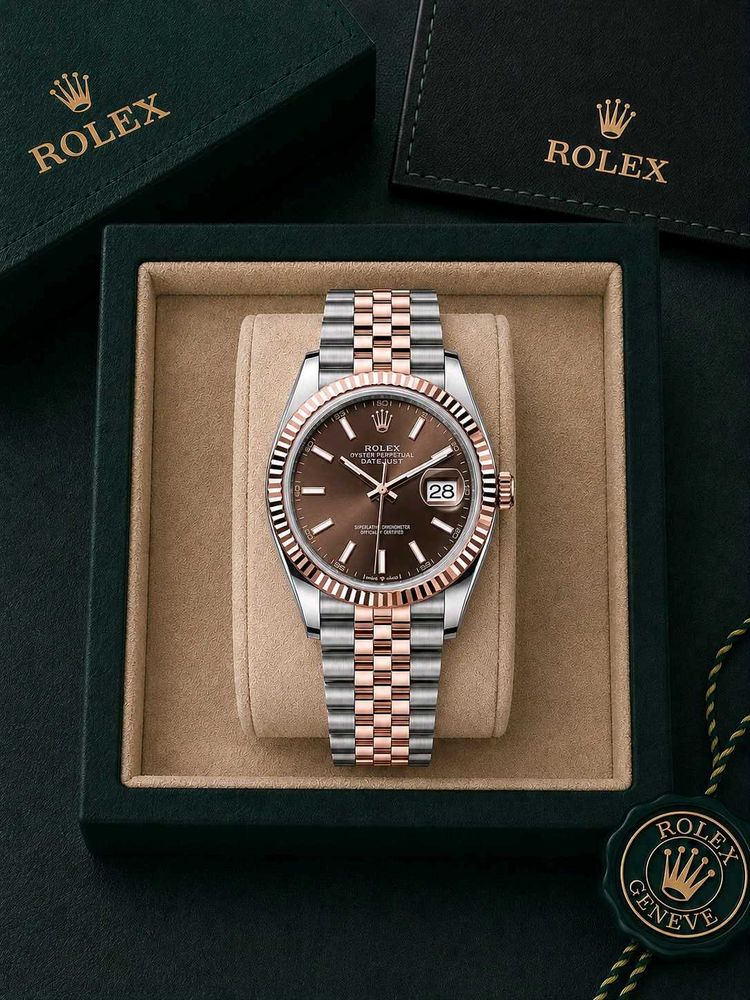 Rolex# For Men# CHOCLATE DIAL WIMBELDON 2021