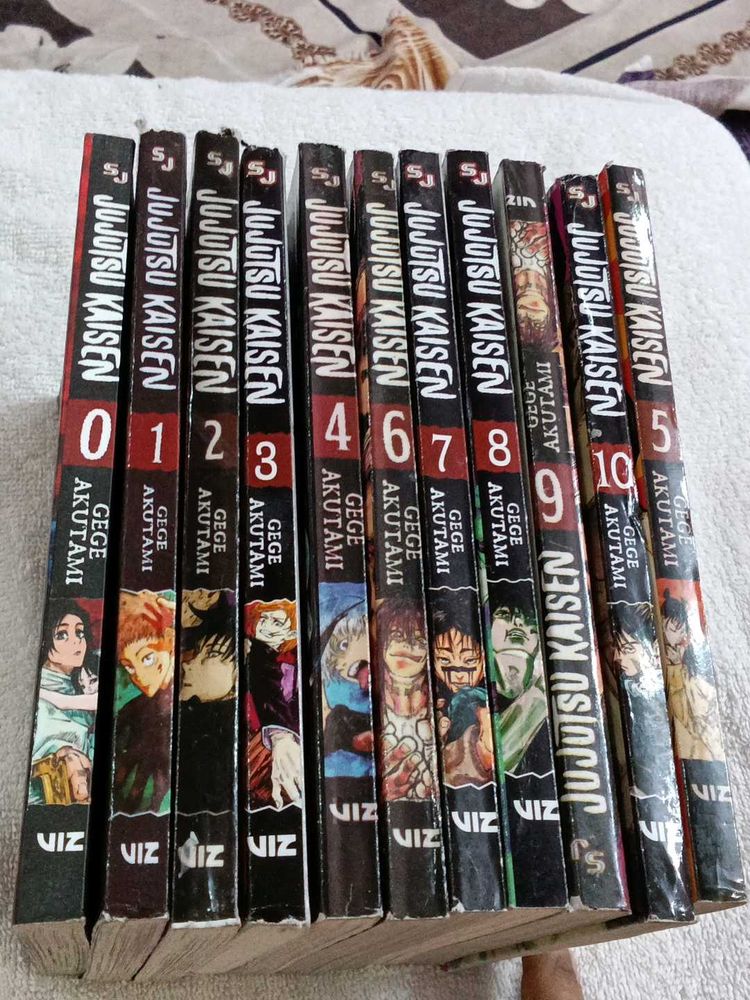 Jujutsu Kaisen Manga Set Volumes 0-10