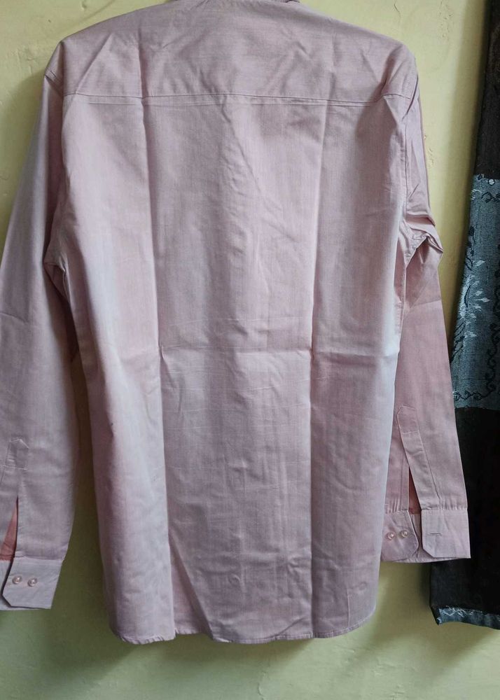 Men's Pink Casual Shirt