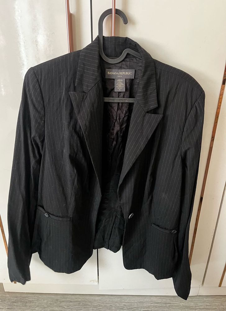 Banana Republic Pinstripe Blazer