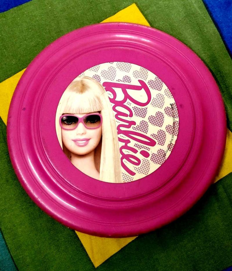 Barbie Pink toy Flying Disc / Frisbe Mattel inc.