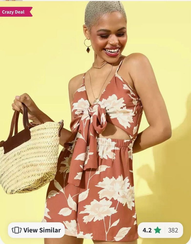 Floral Printed Jumpsuit