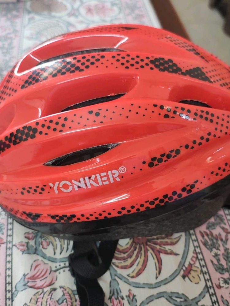 Cycling Helmet With Adjuster Senior Size
