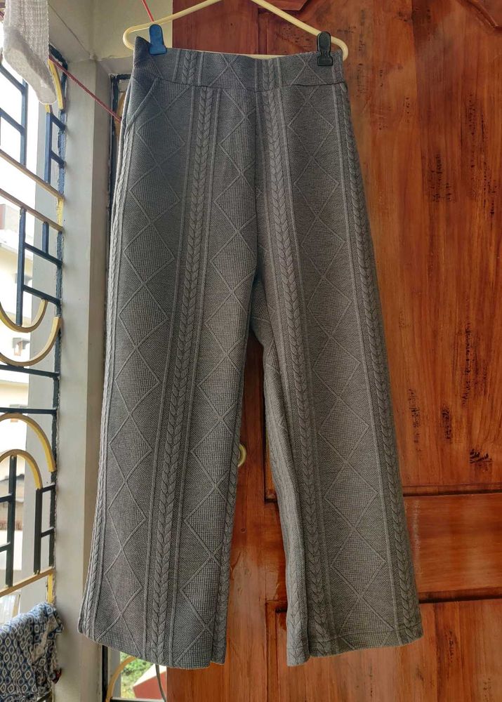 Grey Knit Trouser