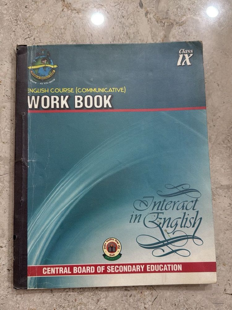 Class 9 English Communicative Workbook CBSE