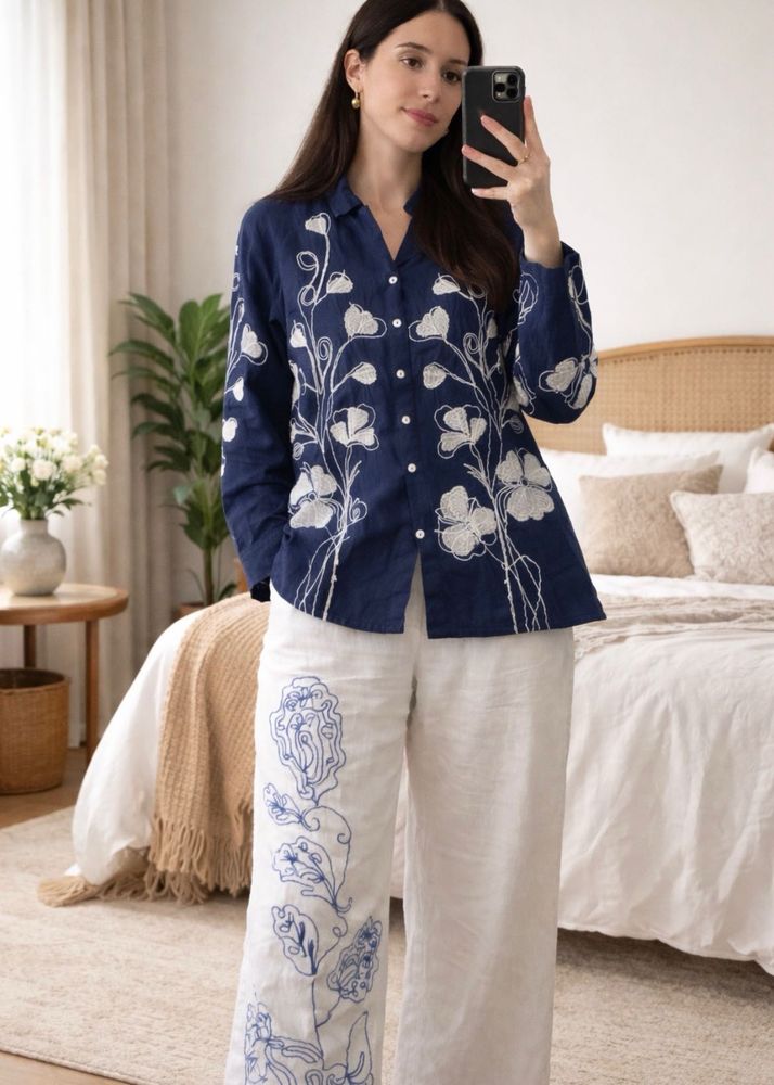 Floral Embroidered Co-ord (New) size 37 bust