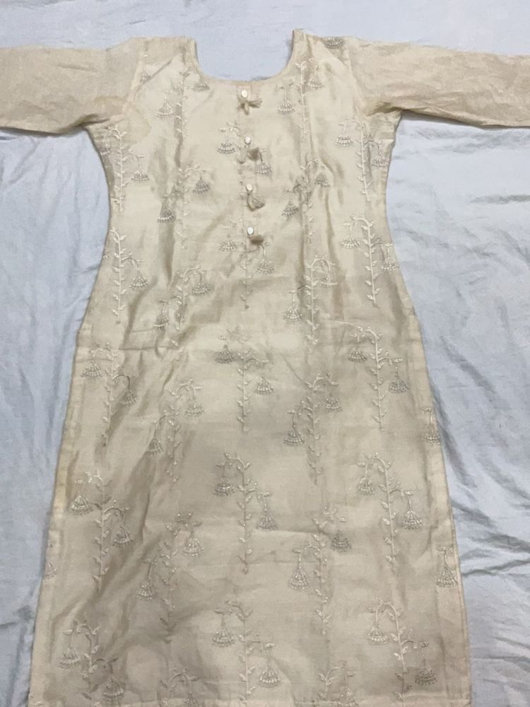 Elegant Embroidered Kurta