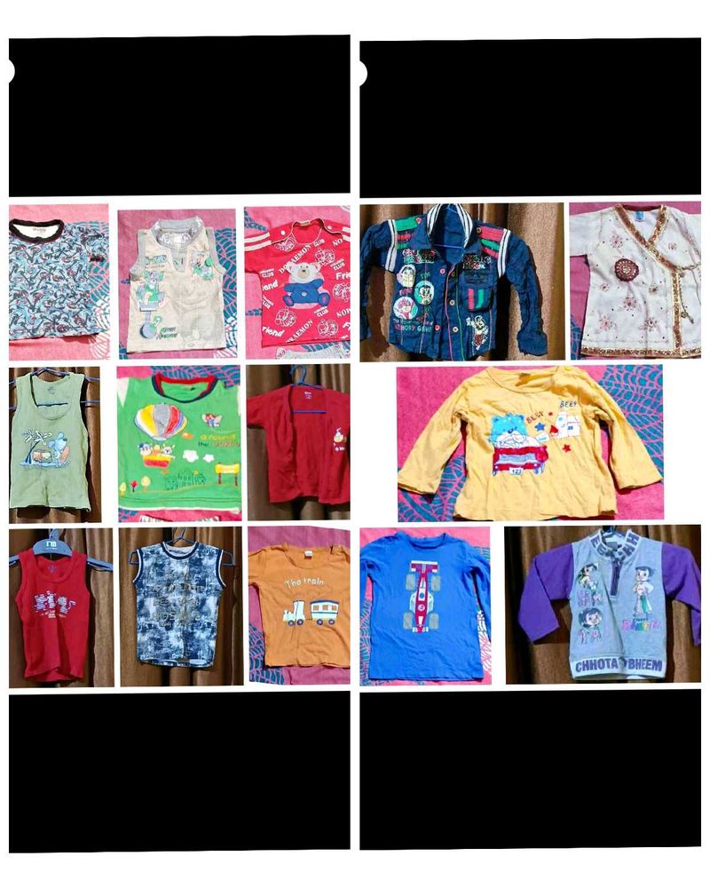 Combo Of 14 Tshirt For Boys