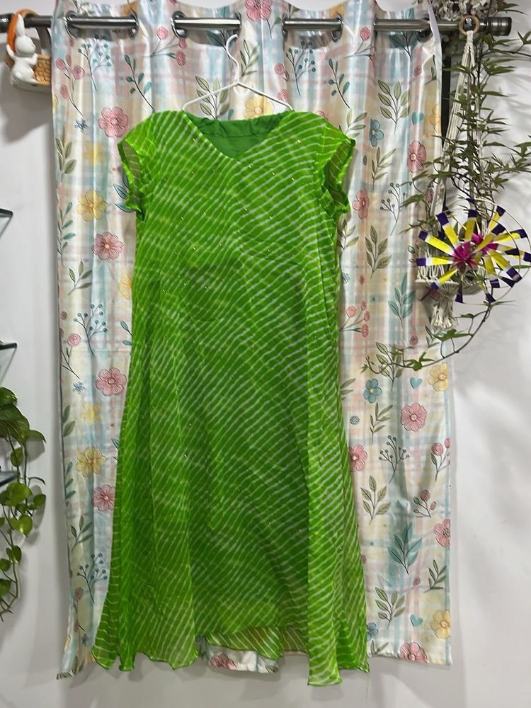 long kurta with skirt