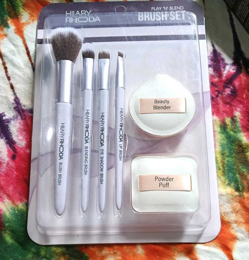 Hillary Rhoda Brush Set with Blender &amp; Puff