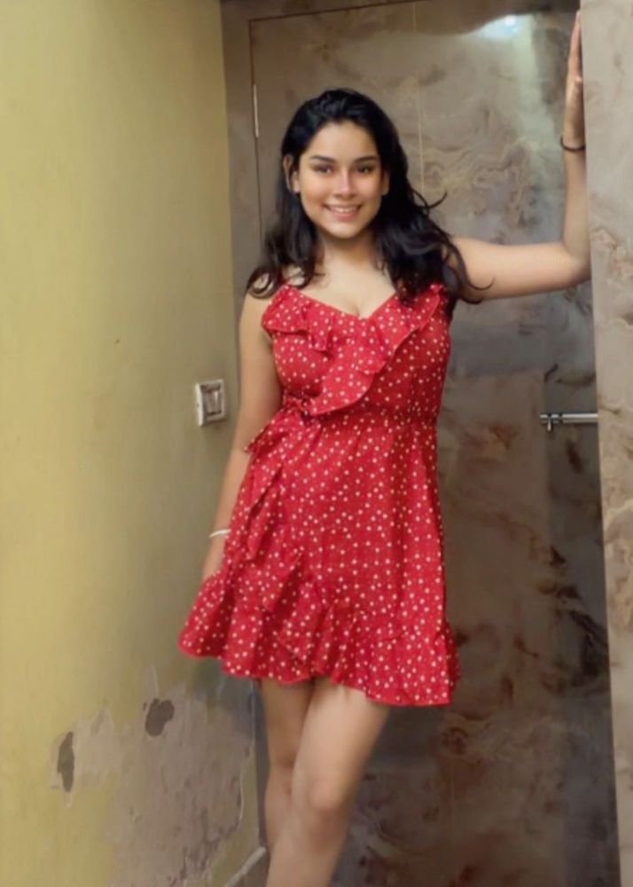 Red Polka Dot Mini Dress