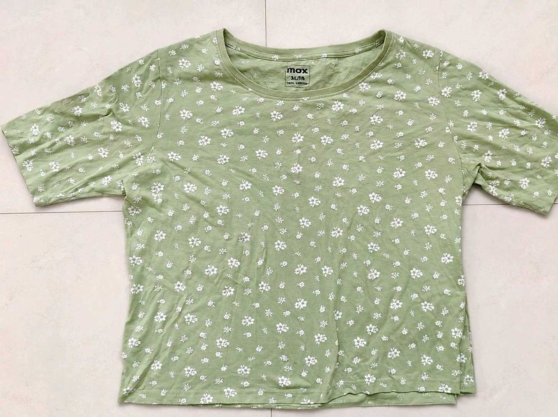 MAX 100% Cotton Floral Print T-Shirt | Bust 38"