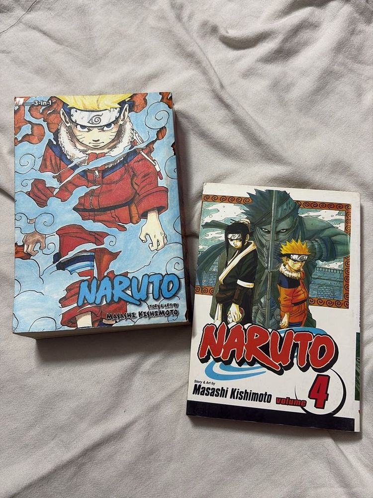 Naruto Manga Volumes 1-4