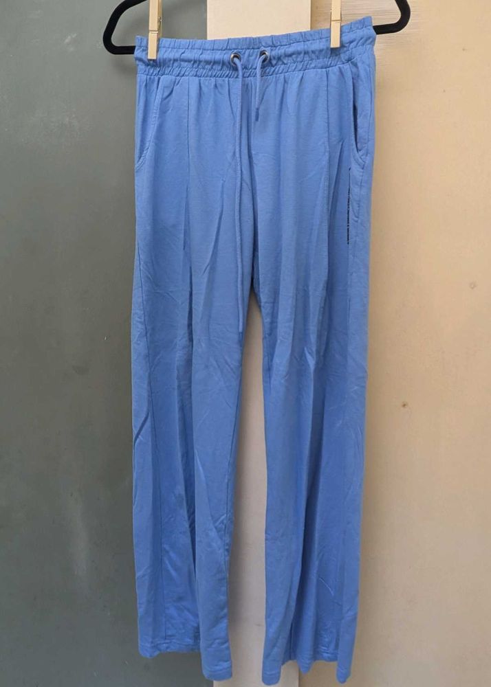 Light Blue Wide Leg Pants