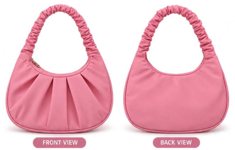 Chic Pleated Hobo Bag