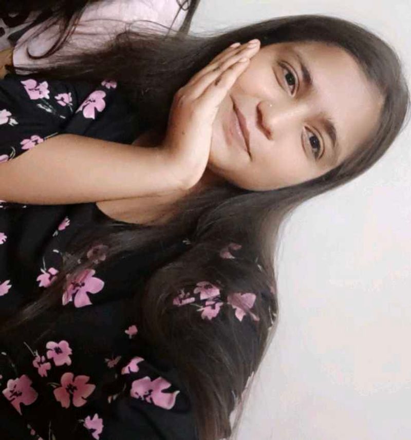 Stylish Black Floral Top