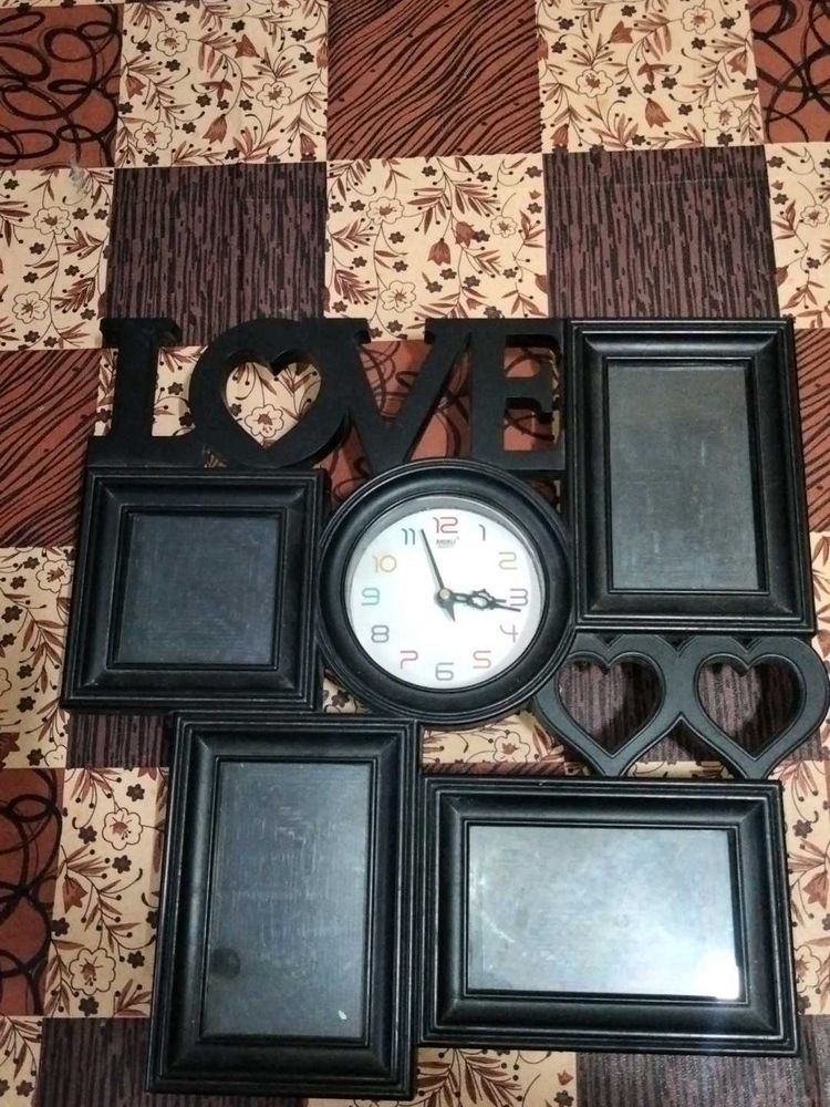 Love Photo Frame Clock