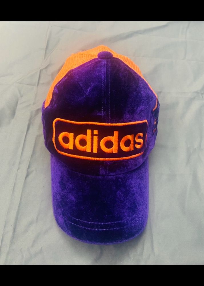 Adidas Sporty Purple Velvet Ball Cap UNISEX