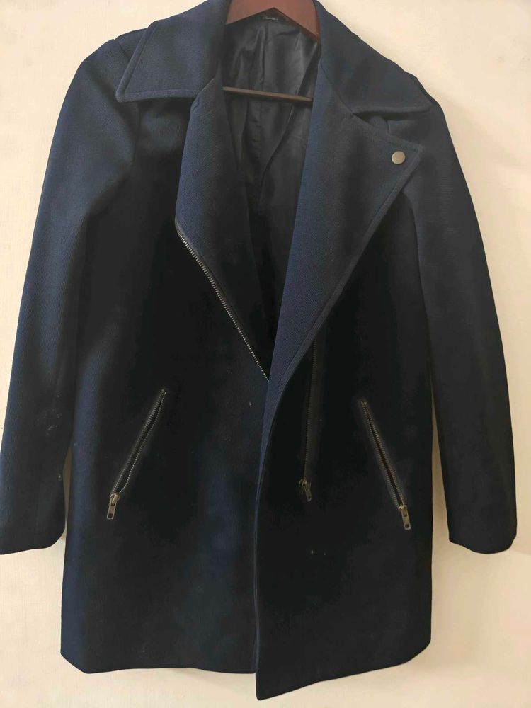 Stylish Navy Blue Coat