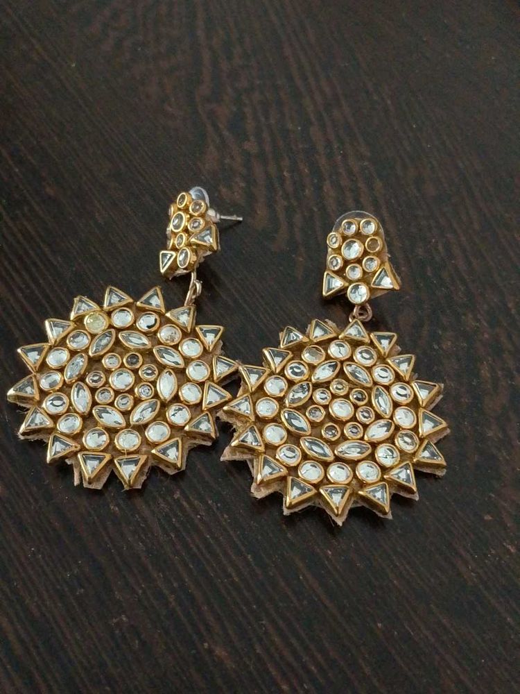 Statement Kundan Earrings