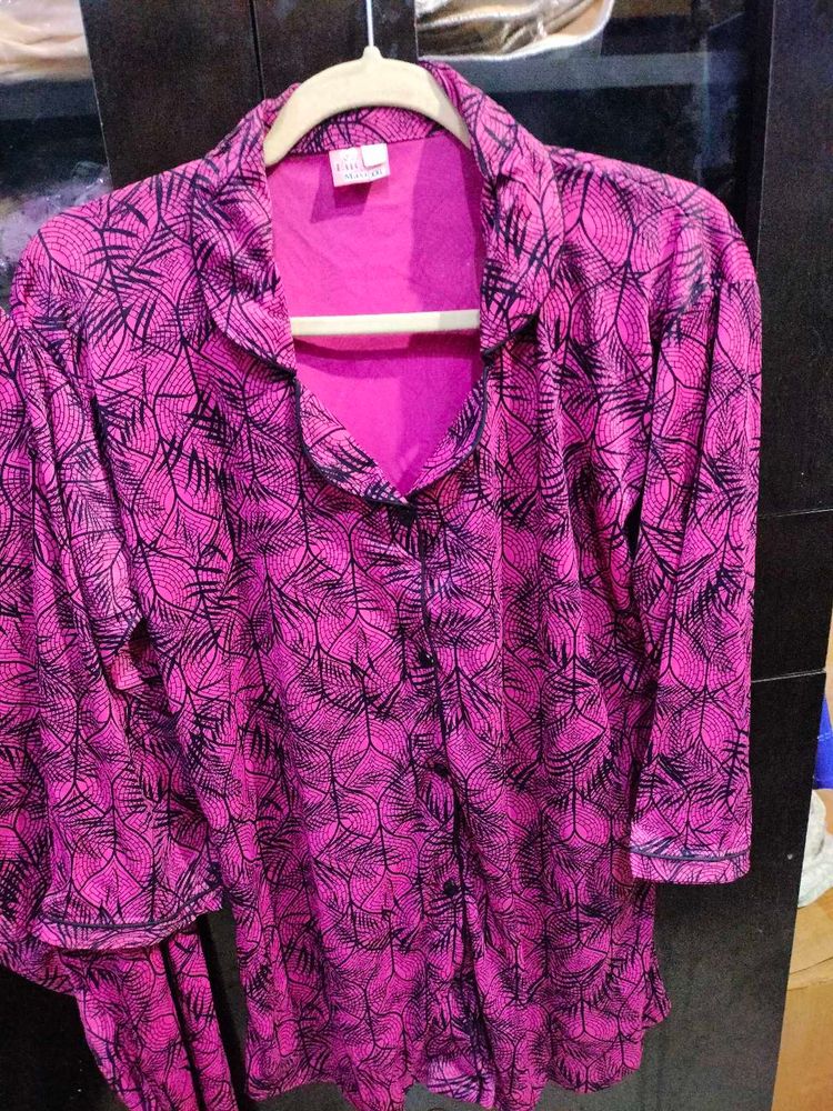 L size night suit full s sleeves