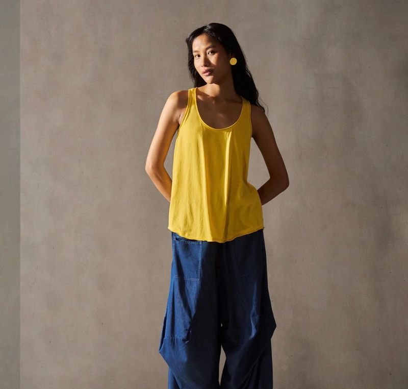 Vibrant Yellow Nicobar Racerback Tank