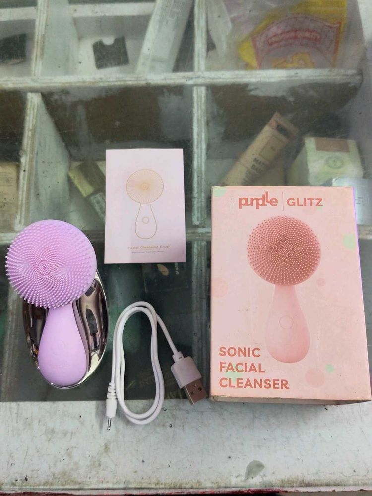 Purple Glitz Sonic Facial Cleanser