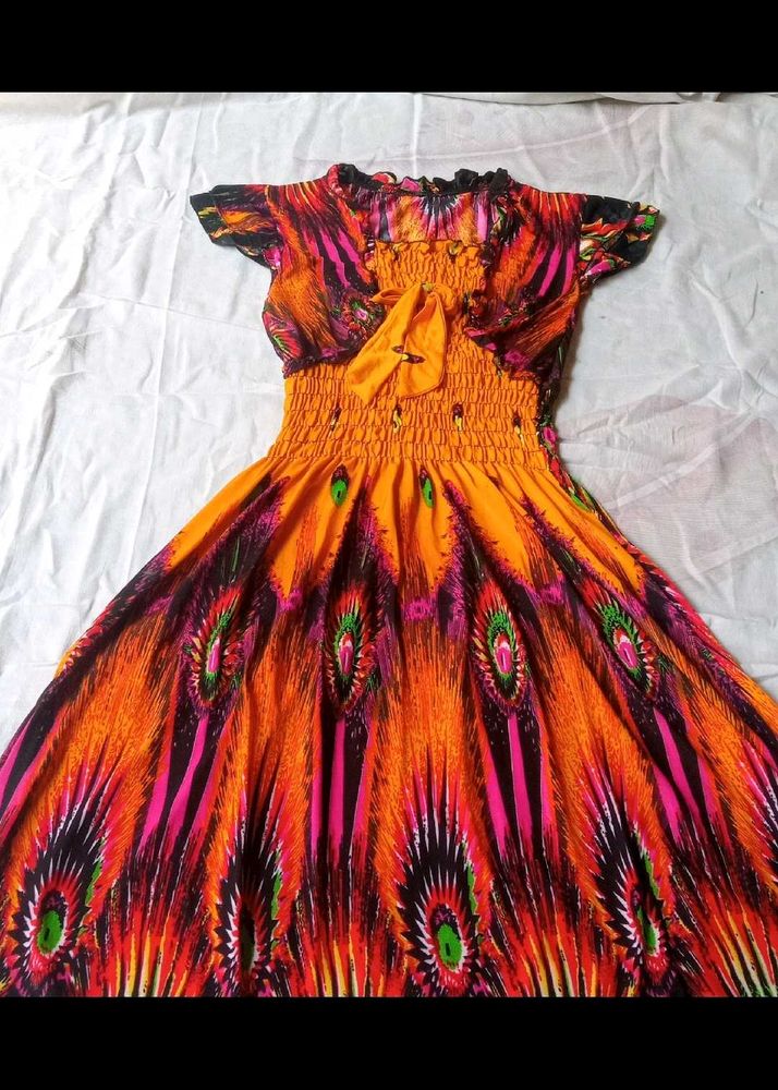 Long Frock With Flare