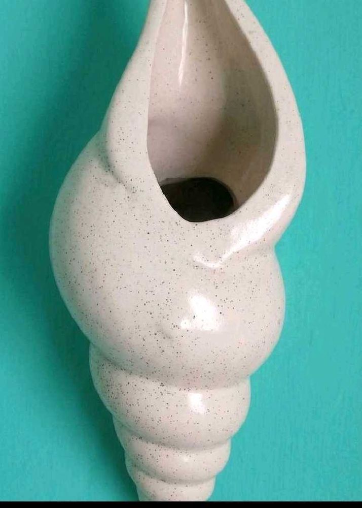 Seashell Ceramic Wall Vase nd planter