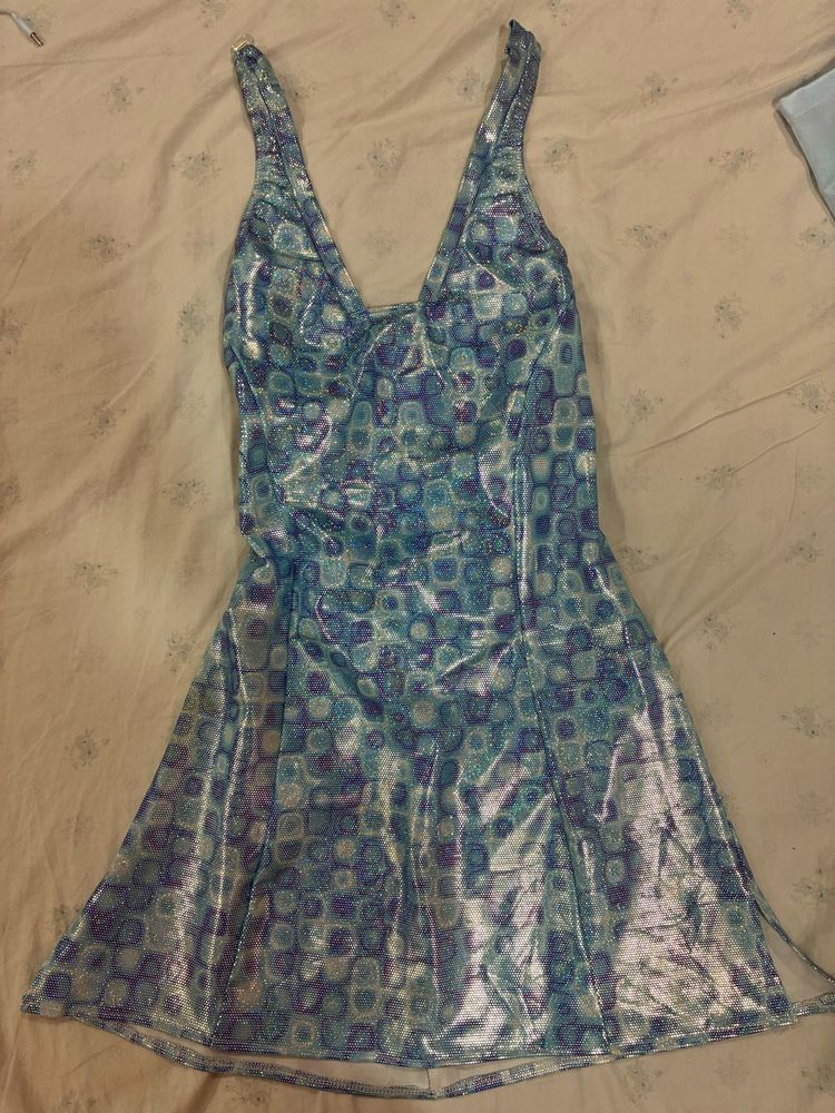 Sparkly Blue Party Dress