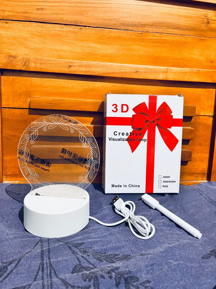 3D Creative Visualisation Lamp 4