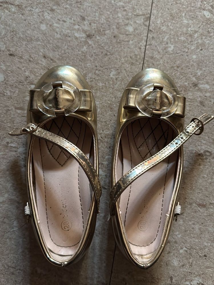 discount Cute Gold Party Shoes