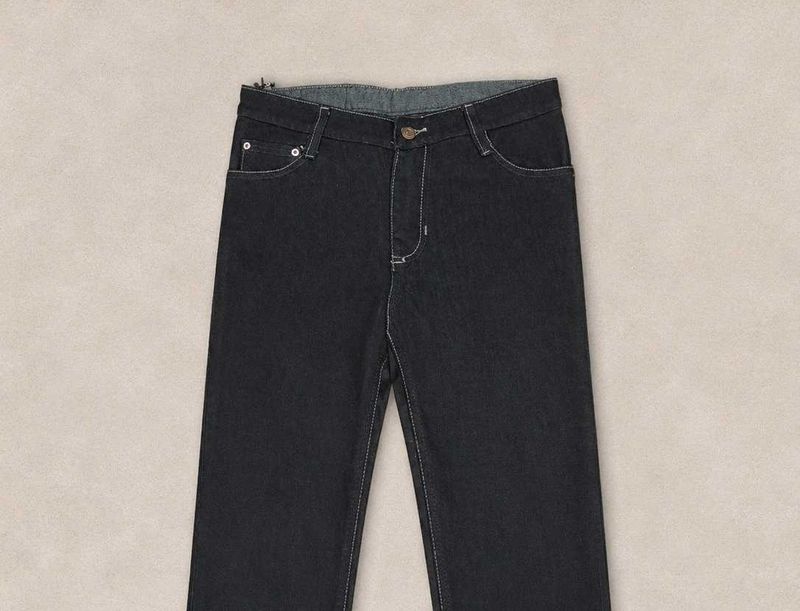 Dark Black Denim Jeans