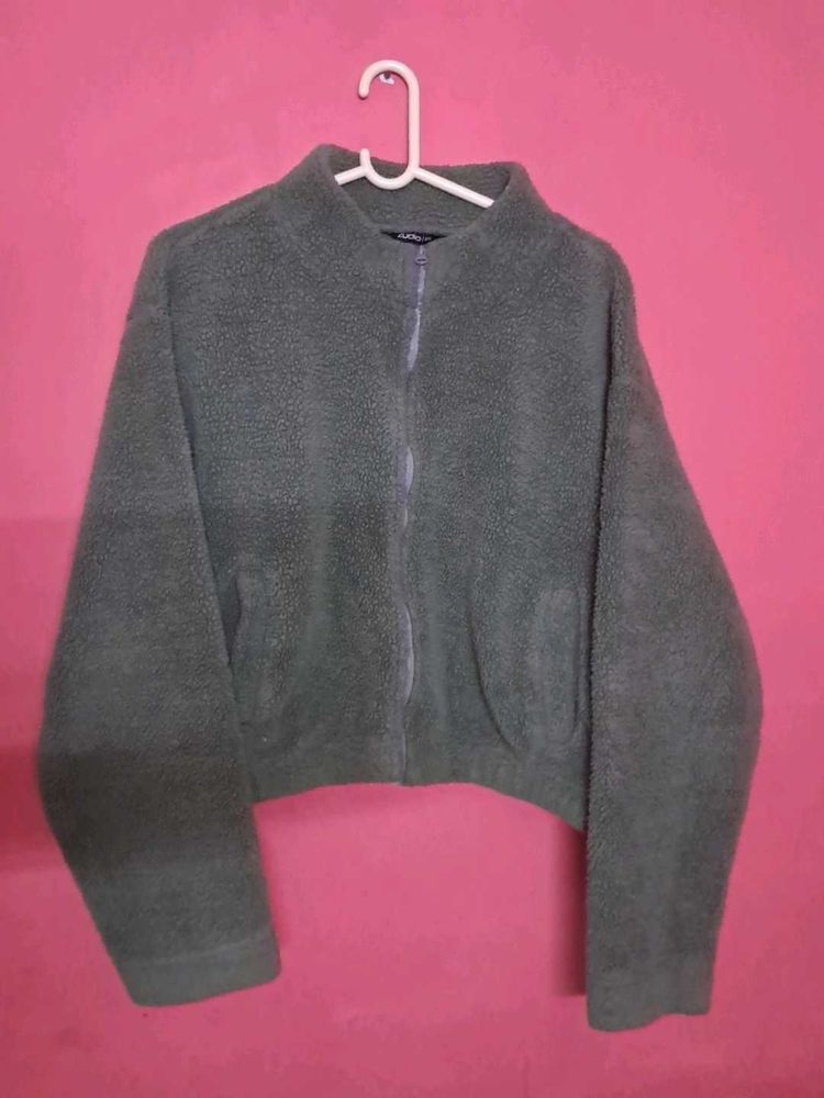 Cosy Sherpa Fleece Zip-Up Jacket